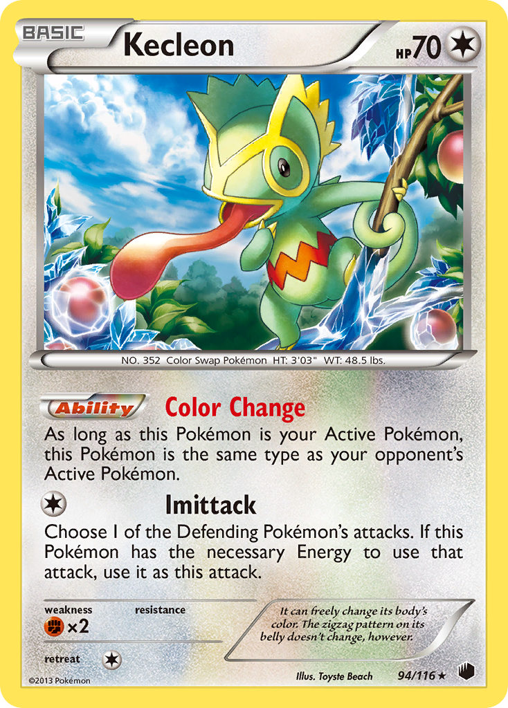 Kecleon (94/116) [Black & White: Plasma Freeze] | Galactic Gamez