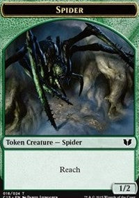 Spider // Wolf Double-Sided Token [Commander 2015 Tokens] | Galactic Gamez