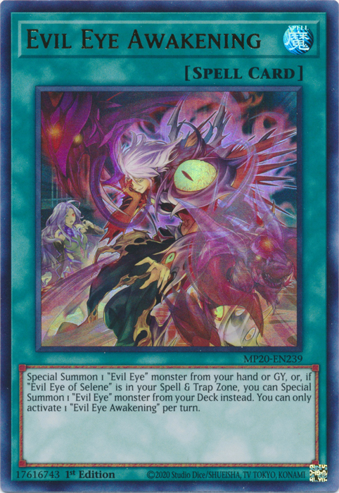 Evil Eye Awakening [MP20-EN239] Ultra Rare | Galactic Gamez