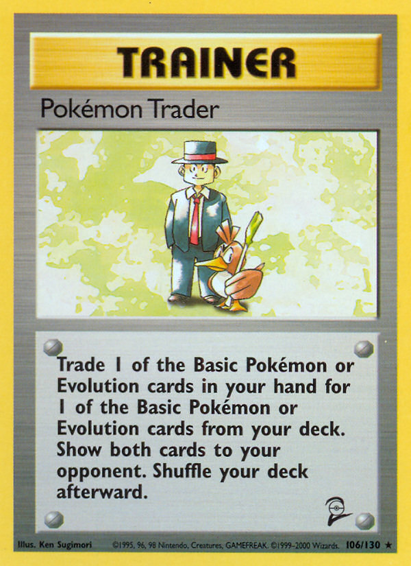 Pokemon Trader (106/130) [Base Set 2] | Galactic Gamez