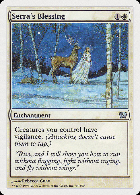 Serra's Blessing [Ninth Edition] | Galactic Gamez