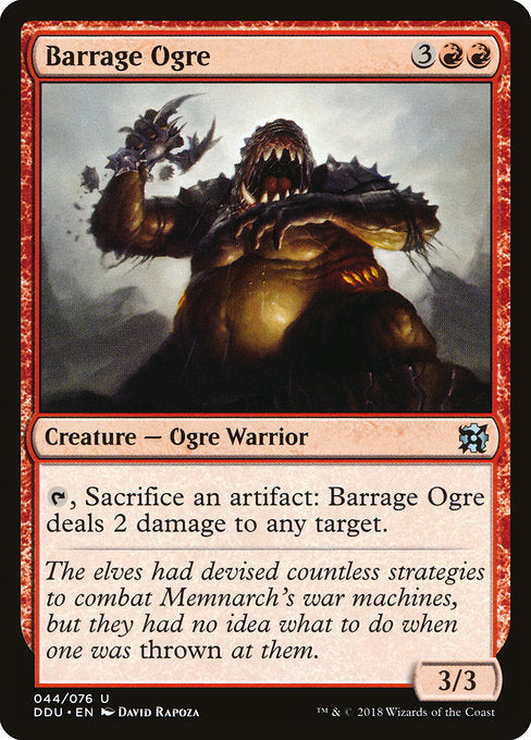 Barrage Ogre [Duel Decks: Elves vs. Inventors] | Galactic Gamez