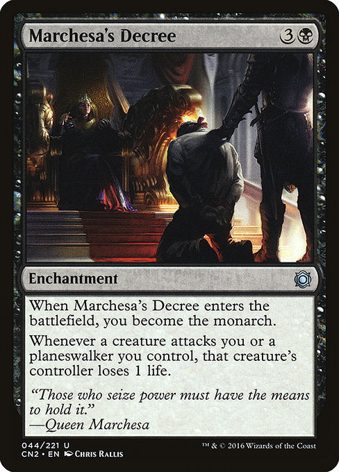 Marchesa's Decree [Conspiracy: Take the Crown] | Galactic Gamez