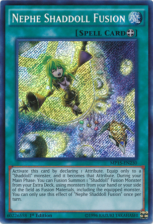 Nephe Shaddoll Fusion [MP15-EN230] Secret Rare | Galactic Gamez