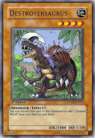 Destroyersaurus [FOTB-EN017] Rare | Galactic Gamez