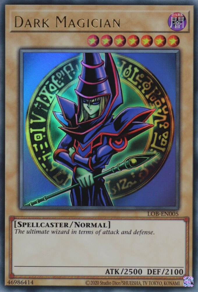 Dark Magician (25th Anniversary) [LOB-EN005] Ultra Rare | Galactic Gamez