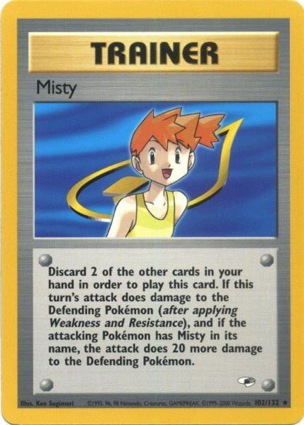 Misty (102/132) [Gym Heroes Unlimited] | Galactic Gamez