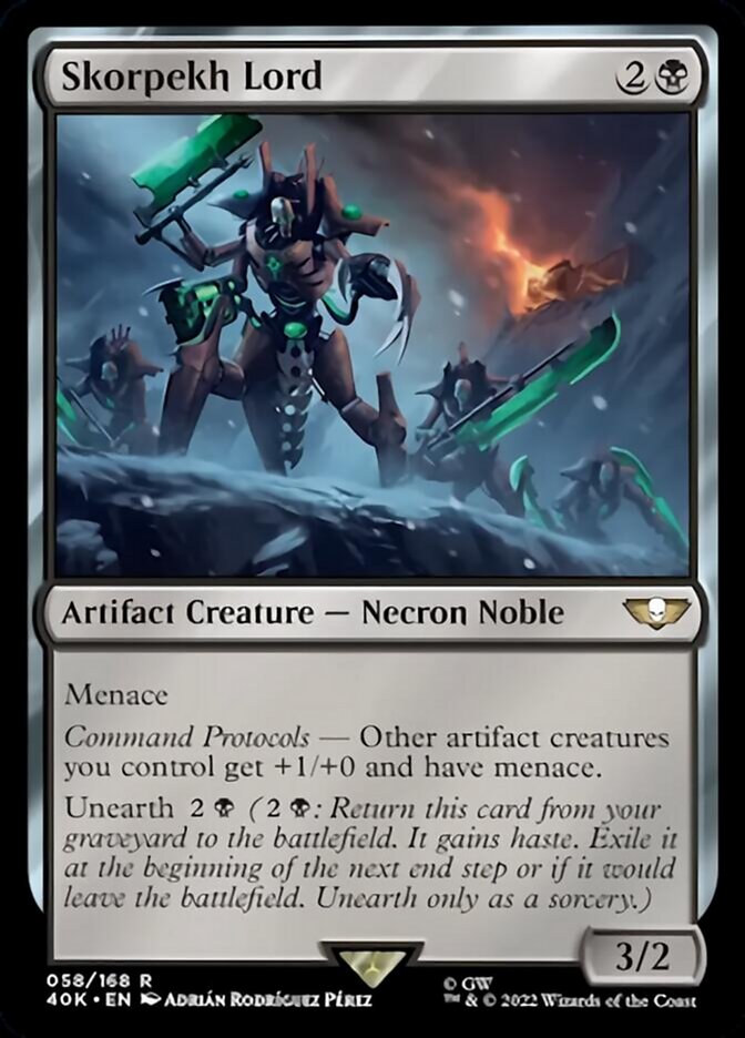 Skorpekh Lord (Surge Foil) [Universes Beyond: Warhammer 40,000] | Galactic Gamez
