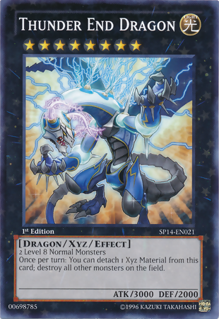 Thunder End Dragon [SP14-EN021] Starfoil Rare | Galactic Gamez