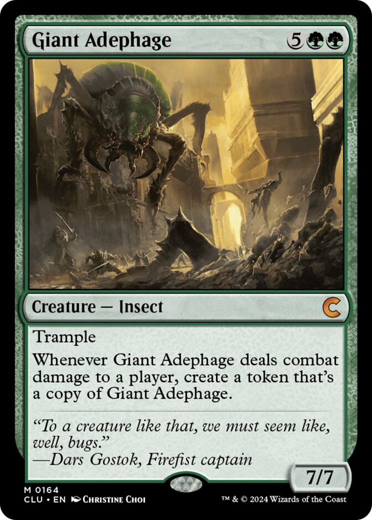 Giant Adephage [Ravnica: Clue Edition] | Galactic Gamez