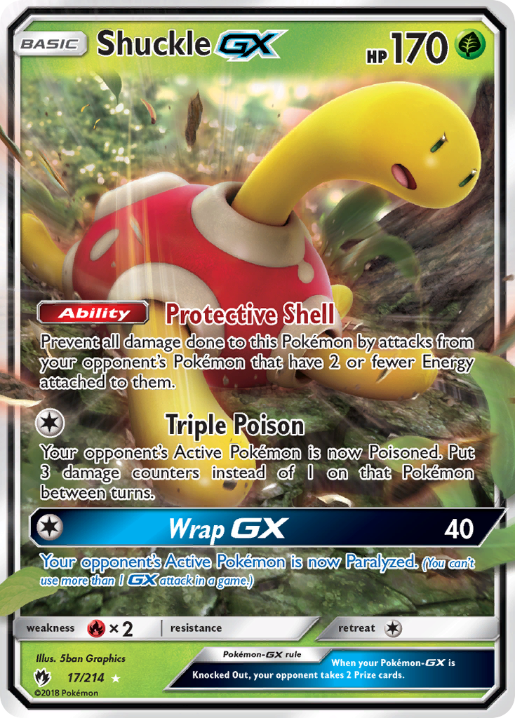 Shuckle GX (17/214) [Sun & Moon: Lost Thunder] | Galactic Gamez