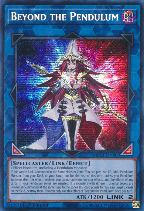 Beyond the Pendulum [MP23-EN087] Prismatic Secret Rare | Galactic Gamez