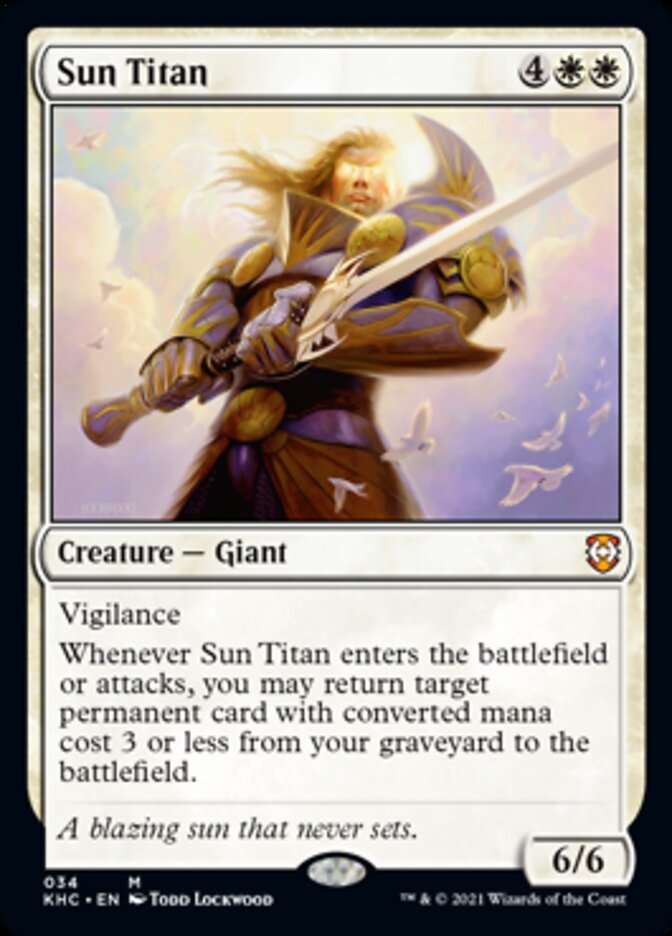 Sun Titan [Kaldheim Commander] | Galactic Gamez