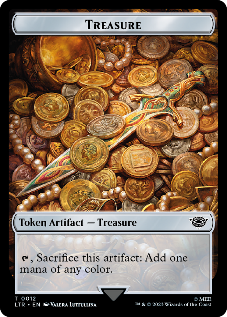 Food (11) // Treasure Double-Sided Token [The Lord of the Rings: Tales of Middle-Earth Tokens] | Galactic Gamez