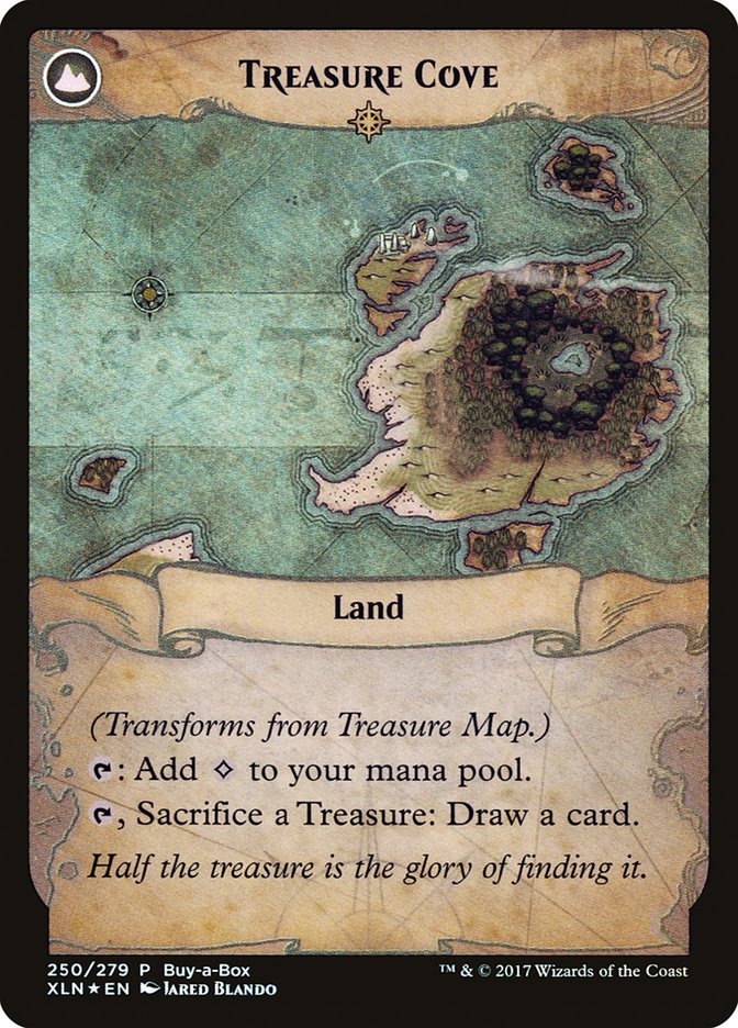 Treasure Map // Treasure Cove (Buy-A-Box) [Ixalan Treasure Chest] | Galactic Gamez