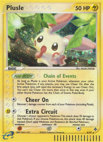 Plusle (8/97) [EX: Dragon] | Galactic Gamez