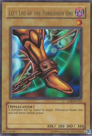 Left Leg of the Forbidden One [LOB-EN121] Ultra Rare | Galactic Gamez