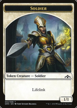 Soldier Token [Guilds of Ravnica Tokens] | Galactic Gamez