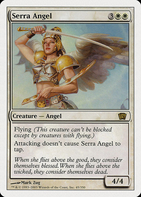 Serra Angel [Eighth Edition] | Galactic Gamez