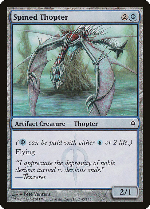 Spined Thopter [New Phyrexia] | Galactic Gamez