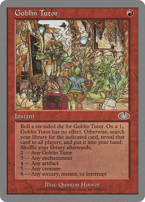 Goblin Tutor [Unglued] | Galactic Gamez