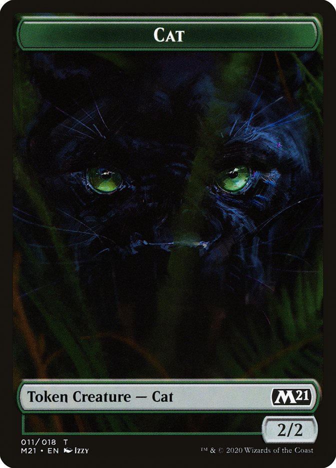 Bird // Cat (011) Double-sided Token [Core Set 2021 Tokens] | Galactic Gamez