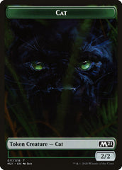 Beast // Cat (011) Double-sided Token [Core Set 2021 Tokens] | Galactic Gamez