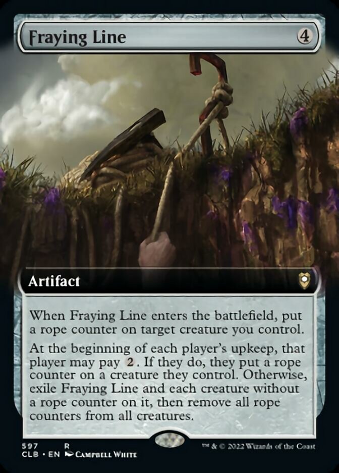 Fraying Line (Extended Art) [Commander Legends: Battle for Baldur's Gate] | Galactic Gamez