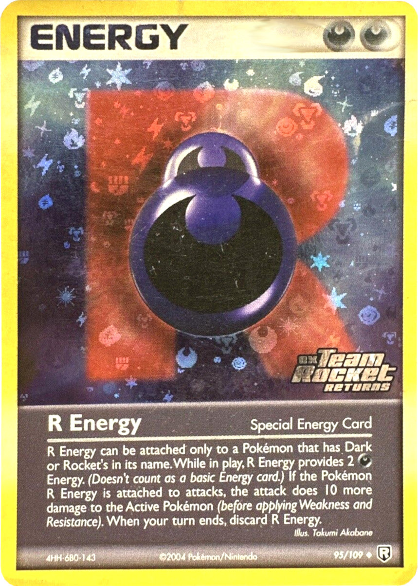 R Energy (95/109) (Stamped) [EX: Team Rocket Returns] | Galactic Gamez