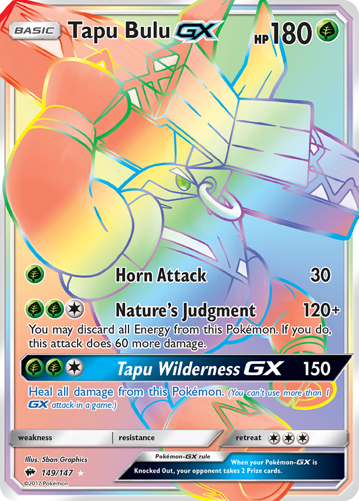 Tapu Bulu GX (149/147) [Sun & Moon: Burning Shadows] | Galactic Gamez