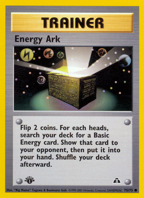Energy Ark (75/75) [Neo Discovery 1st Edition] | Galactic Gamez