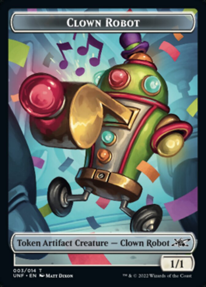 Clown Robot (003) Token [Unfinity Tokens] | Galactic Gamez