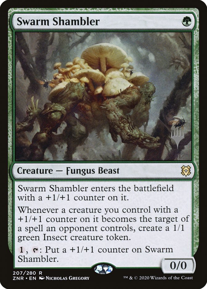 Swarm Shambler (Promo Pack) [Zendikar Rising Promos] | Galactic Gamez