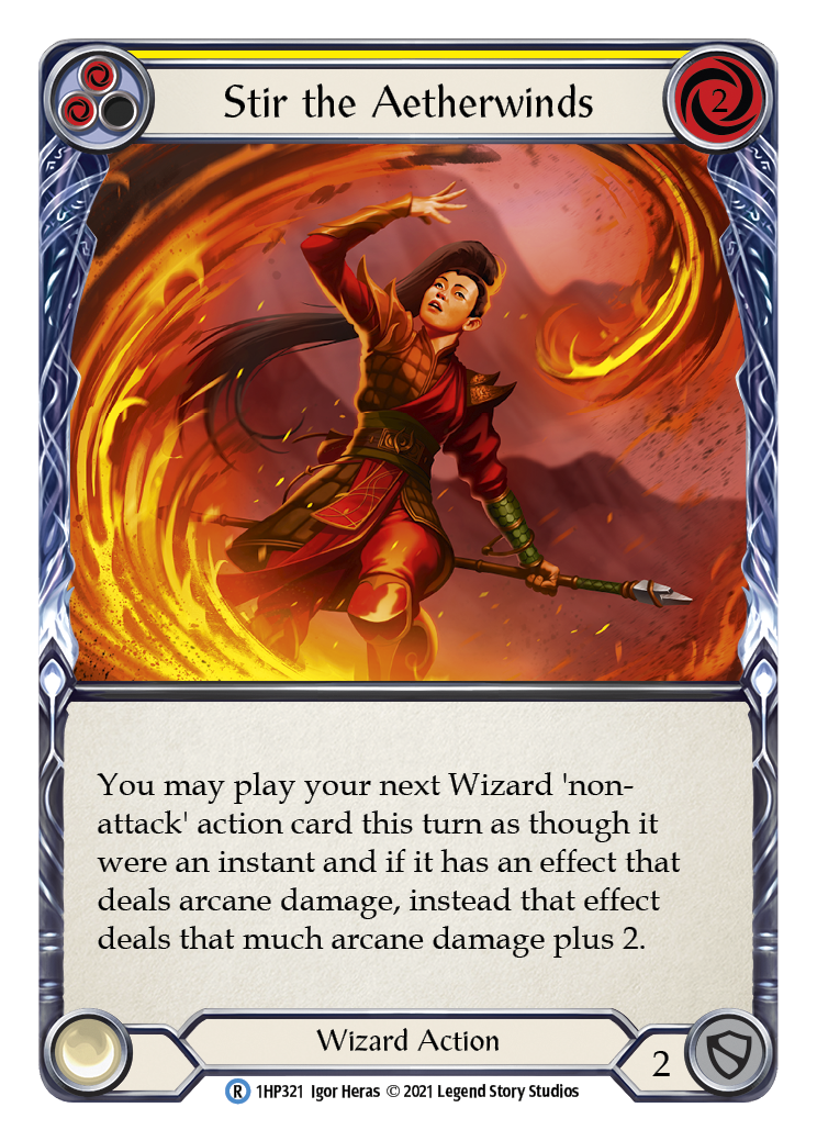 Stir the Aetherwinds (Yellow) [1HP321] | Galactic Gamez