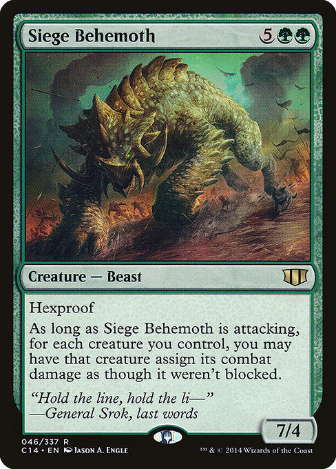 Siege Behemoth [Commander 2014] | Galactic Gamez