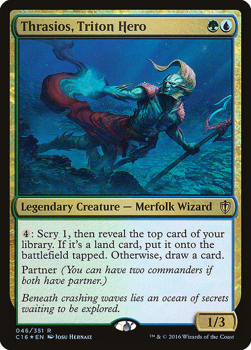 Thrasios, Triton Hero [Commander 2016] | Galactic Gamez