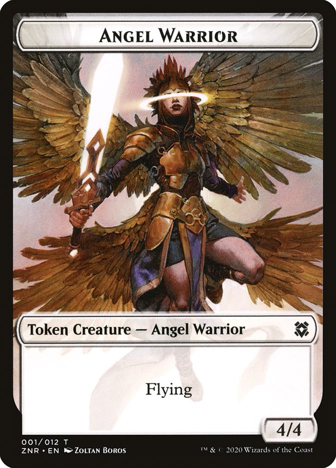 Angel Warrior Token [Zendikar Rising] | Galactic Gamez