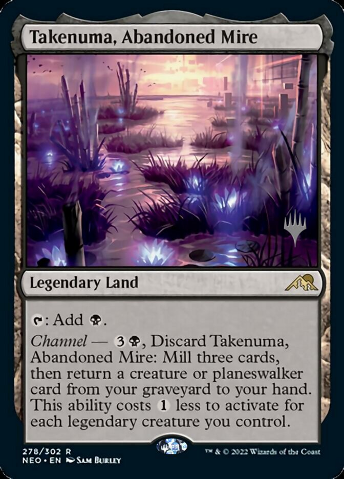 Takenuma, Abandoned Mire (Promo Pack) [Kamigawa: Neon Dynasty Promos] | Galactic Gamez