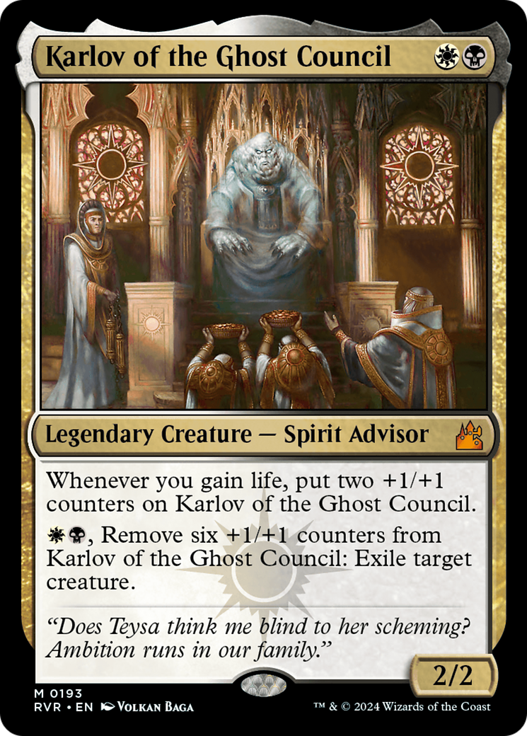 Karlov of the Ghost Council [Ravnica Remastered] | Galactic Gamez