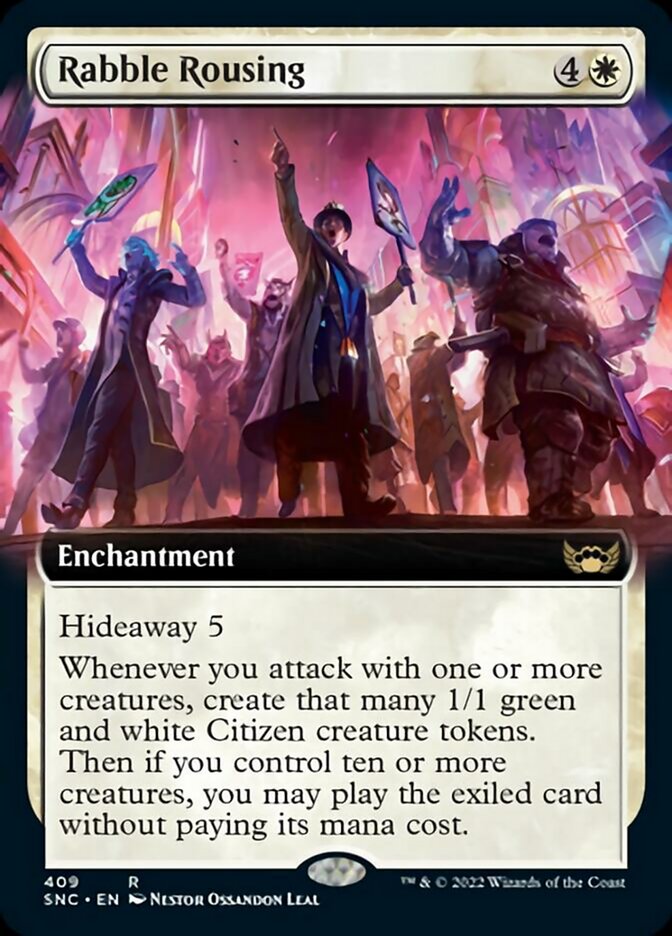 Rabble Rousing (Extended Art) [Streets of New Capenna] | Galactic Gamez