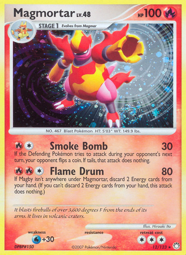 Magmortar (12/123) [Diamond & Pearl: Mysterious Treasures] | Galactic Gamez