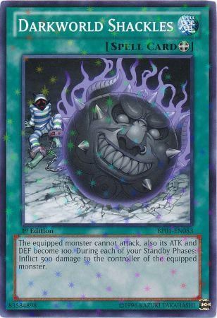 Darkworld Shackles [BP01-EN083] Starfoil Rare | Galactic Gamez