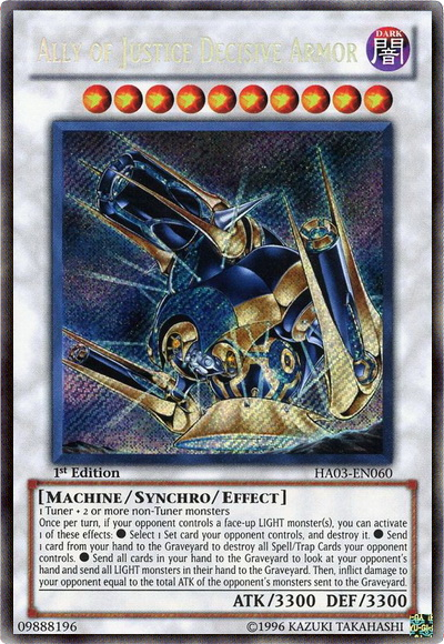 Ally of Justice Decisive Armor [HA03-EN060] Secret Rare | Galactic Gamez