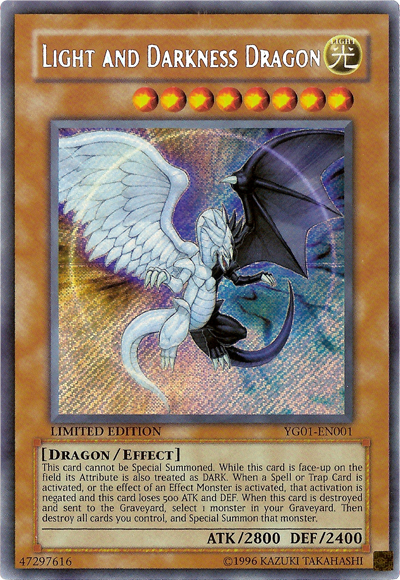 Light and Darkness Dragon [YG01-EN001] Secret Rare | Galactic Gamez