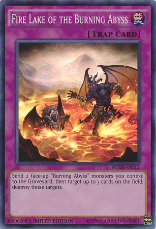 Fire Lake of the Burning Abyss (SE) [NECH-ENS12] Super Rare | Galactic Gamez