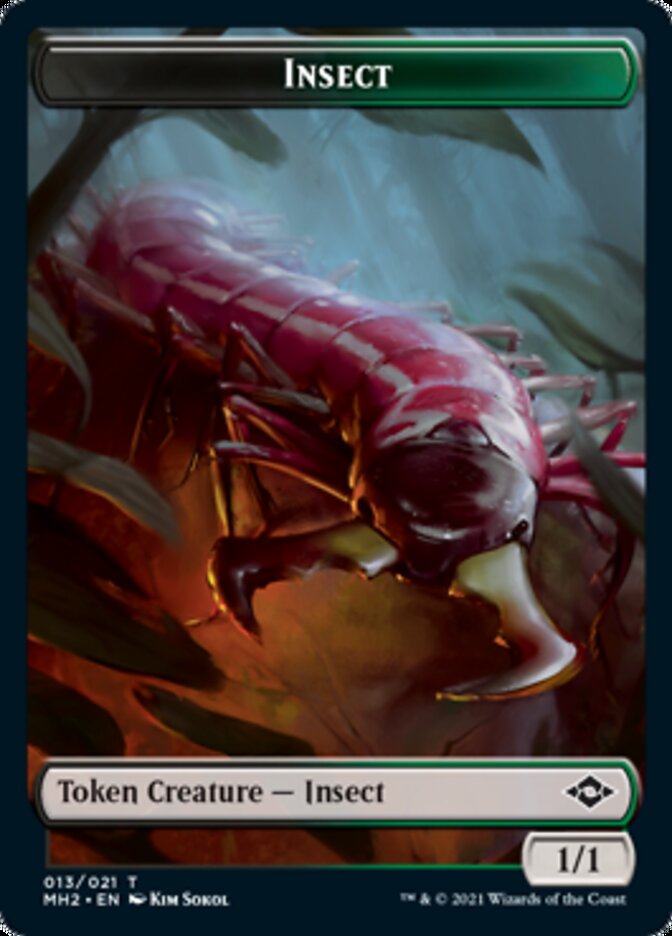 Insect Token // Treasure Token (#21) [Modern Horizons 2 Tokens] | Galactic Gamez