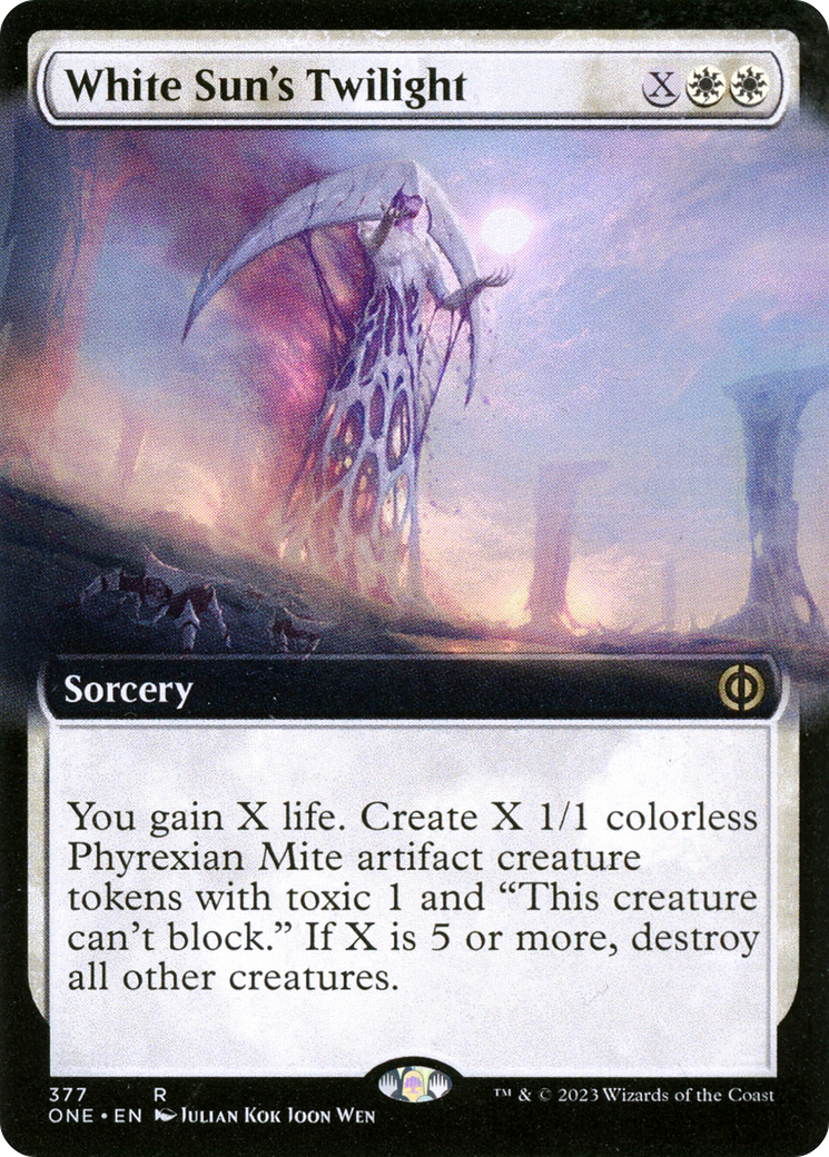 White Sun's Twilight (Extended Art) [Phyrexia: All Will Be One] | Galactic Gamez