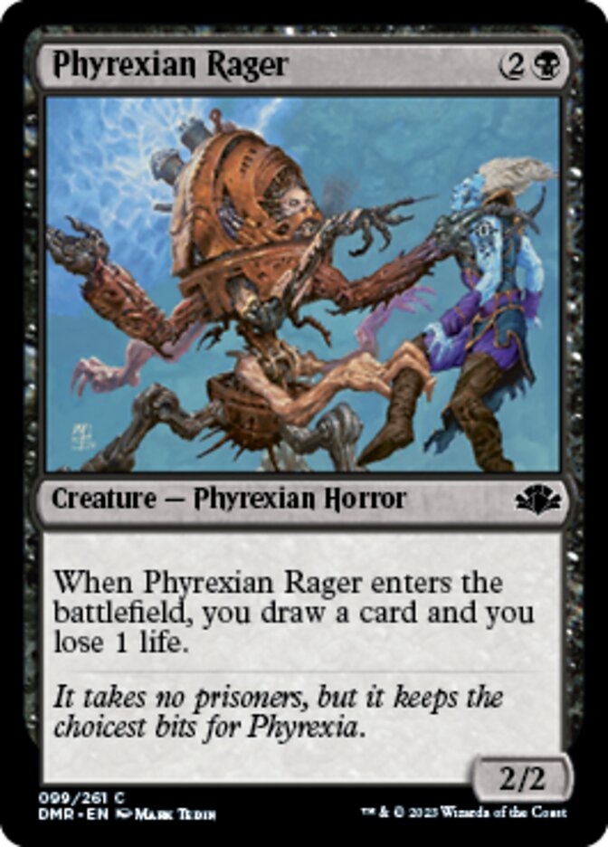 Phyrexian Rager [Dominaria Remastered] | Galactic Gamez