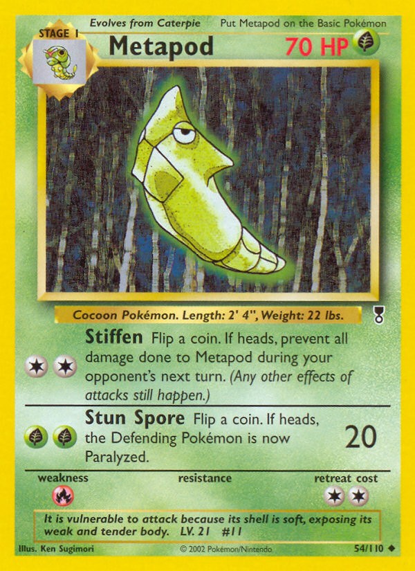 Metapod (54/110) [Legendary Collection] | Galactic Gamez