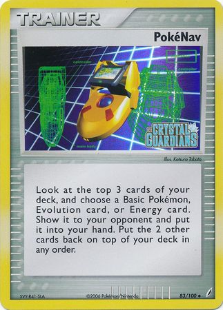 PokeNav (83/100) (Stamped) [EX: Crystal Guardians] | Galactic Gamez